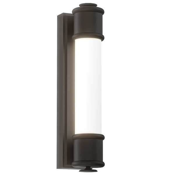 Ścienna lampa nad lustro Omi Parette tuba LED 6W 3000K biała czarna