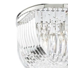 Lampa zwisająca Eltham ELT8638-EH Dar Lighting crystal metalowa nikiel srebrna