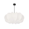 Wisząca lampa tkaninowa CAFEE biała 31-42002 1xE27 do sypialni