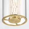 Lampa wisząca tuba szklana Espada QN-ESPADA-1P-BG LED 18W 3000K złoty