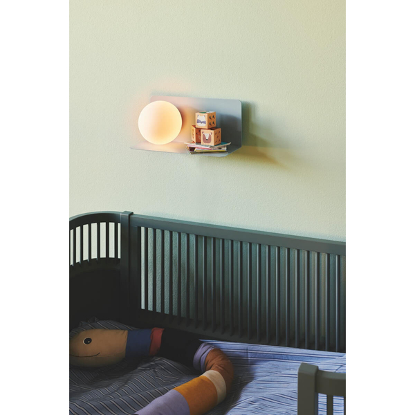 Kulista lampa na ścianę LILIBETH 2312931006 szklana niebieski