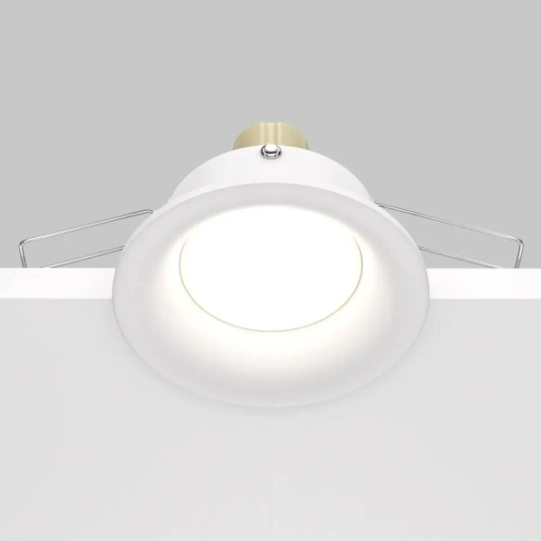 Okrągła lampa do zabudowy Slim DL027-2-01W kuchenna biała