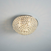Półokrągła lampa sufitowa Chryla 60103 IP44 glamour chrom przezroczysty