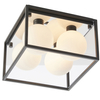 Nasufitowa lampa cube L&-195050 Light& kule szklane IP44 czarna