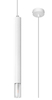 Metalowa lampa wisząca SL.0957 salonowa tuba nad stół biała