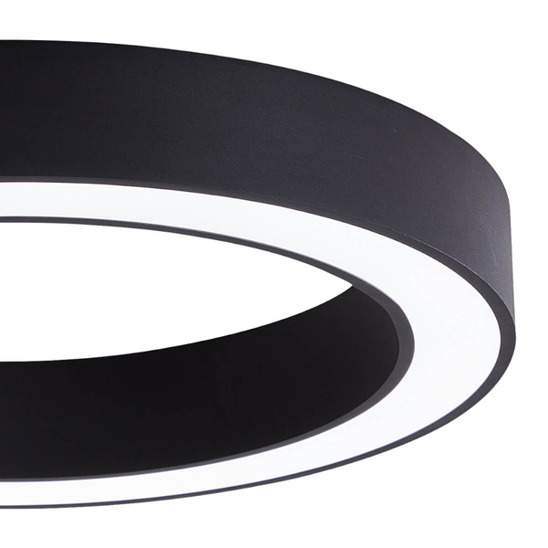 Sufitowa ledowa lampa Marco AZ5032 50W 3000-6500K ring czarna