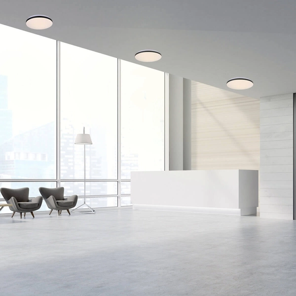 Plafon LED Babilon LP-335/1C S 4GD Light Prestige 18W 4000K do salonu biały złoty