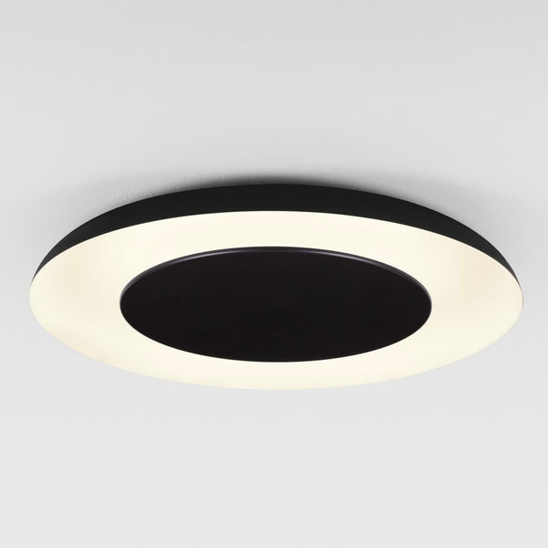 Okrągła lampa sufitowa CAPINOTA LE44802 LED 38W 2700-4000K czarny biały