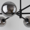 Przydymiona lampa sufitowa Sarius 6236 TK Lighting grafitowa czarna