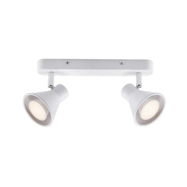 Lampa sufitowa reflektorki regulowane Eik 45770101 podwójna biały