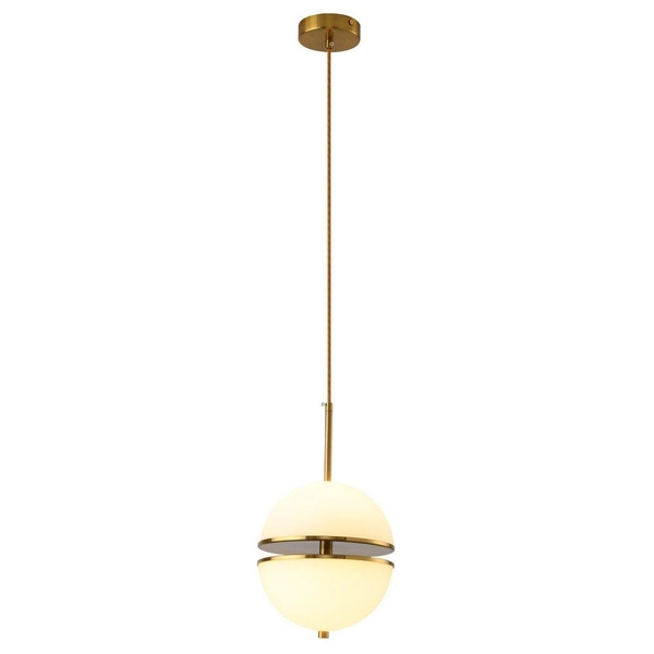 Designerski zwis ball Sfera MP0094-1 Step LED 24W art deco złoty
