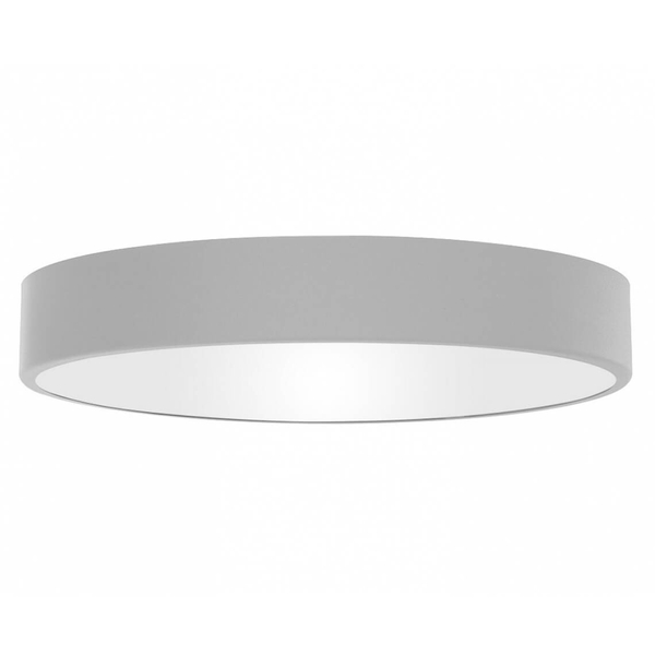 Plafon LAMPA sufitowa Cleo 137623612977 TEAM okrągła OPRAWA metalowa natynkowa srebrna