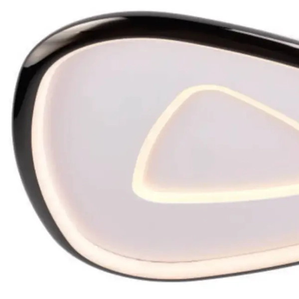 Lampa sufitowa Getafe MX3888-1-3WBCT Zumaline LED 30W 3000K czarny biały