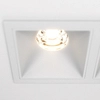 Podwójna lampa wpuszczana Alfa DL043-02-10W3K-D-SQ-W LED 20W 3000K biały