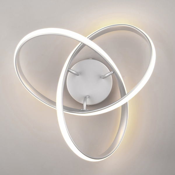 Przysufitowa lampa do salonu AZELRIA DL187-62101 LED 15W 3000K srebrny