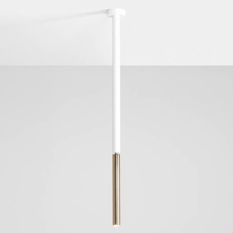 Nowoczesna lampa sufitowa STICK 1067PL_G_M Aldex tuba regulowana złota