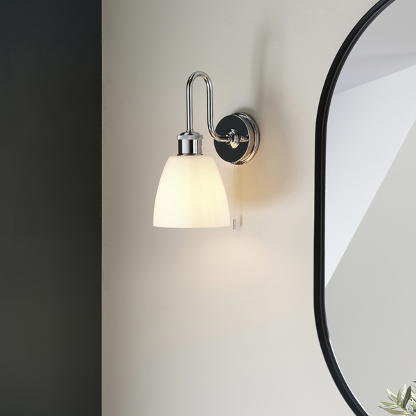 Kinkiet z włącznikiem L&-195506 Light& nad lustro IP44 chrom
