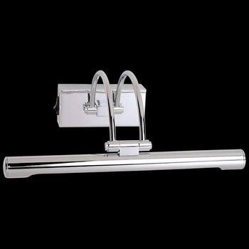 Klasyczna LAMPA ścienna HIGH 3090/35 CHROM Italux metalowa OPRAWA galeryjka LED 5W 3000K nad obraz KINKIET listwa chrom