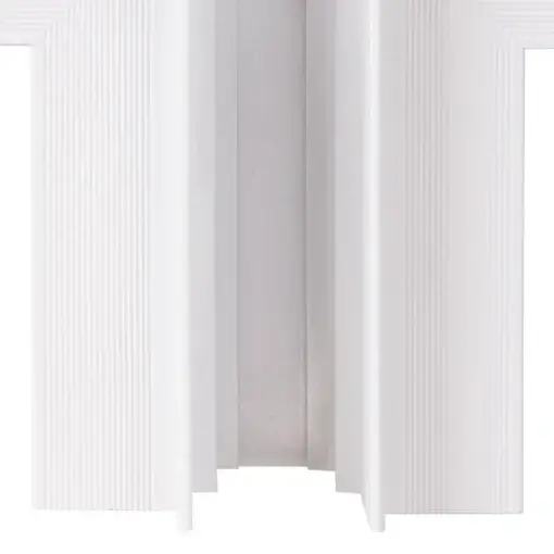 Szynowy magnetyczny lącznik-T MT0033  kątowy biały