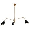 Żyrandol regulowany RAGNO ST-8625P black metalowy czarny