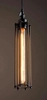 Retro LAMPA wisząca RETRO KRS-E27 Abigali industrialna OPRAWA metalowy ZWIS klatka czarna