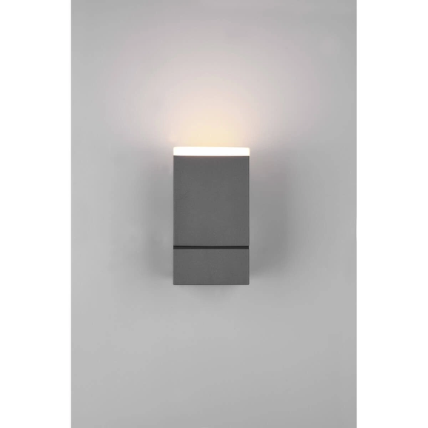 Zewnętrzna lampa ścienna HADOR DL142270660 LED 7W 3000K IP54 antracyt