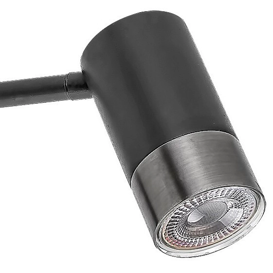 Nowoczesna LAMPA ścienna ZIRCON 5072 Rabalux kinkiet na wysięgniku czarny