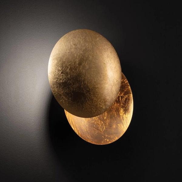 Okrągła lampa ścienna PAIJAN LE44459 LED 6W 3000K monety złota