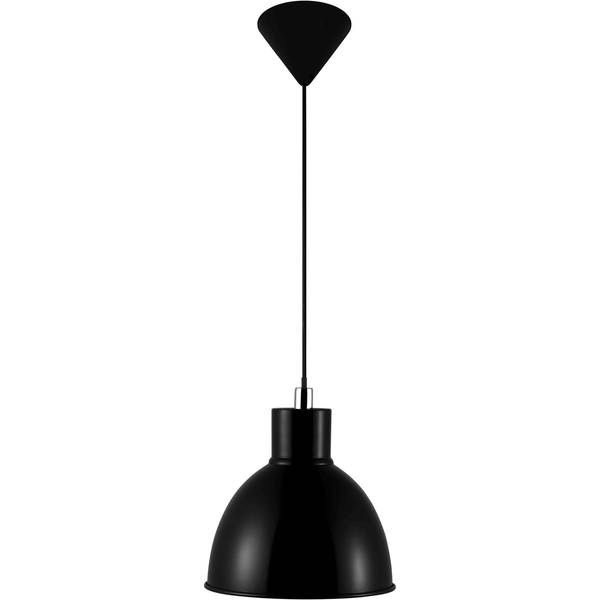 Kopułowa lampa wisząca POP 45833003 nad stół czarny