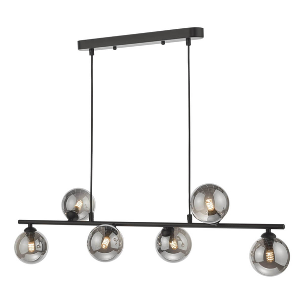 Molekułowa lampa wisząca Spiral SPI6422-01 kule balls przydymione czarne