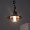 Wisząca lampa na taras Retro ABR-RRF-E27 Abruzzo IP54 czarny przezroczysty