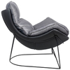 Salonowy fotel Otilia Stand Velvet MSE011000302.V23 z welurową poduszką