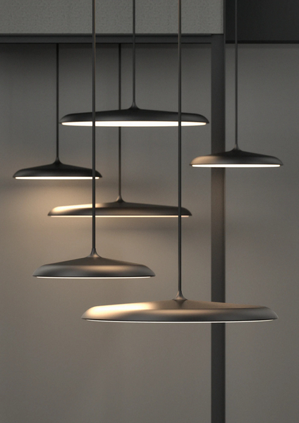 Minimalistyczna lampa wisząca Artist 2420223003 DFTP LED 24W 3000K czarna