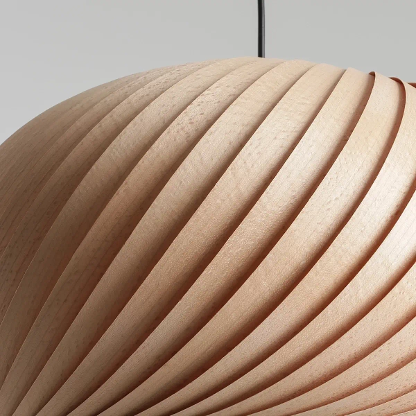 Wisząca lampa sypialniana Nature Light 1110G_L Aldex nad łóżko brązowa