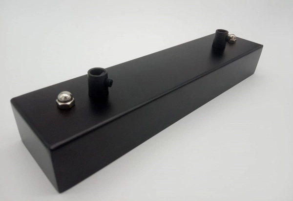 Wisząca lampa do salonu Linea ST-XT037-2P Step na listwie tuba czarna