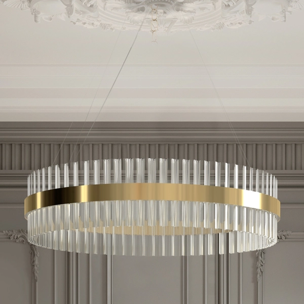 Wisząca lampa glamour Francesca AZ5262 LED 50W mosiądz