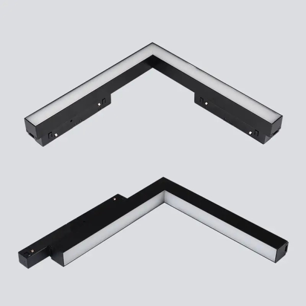 Szynowa oprawa Magneto Abigali LWQ-M09 LED 24W l-kształtna czarna 