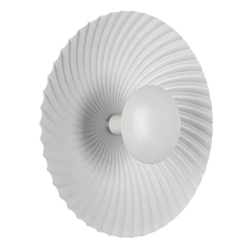 Okrągła lampa naścienna Sola LP-0105/1W WH do przedpokoju biały