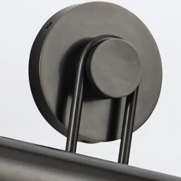 Industrialny kinkiet ścienny Wynwood QN-WYNWOOD-PL-M-UBZ do salonu czarny