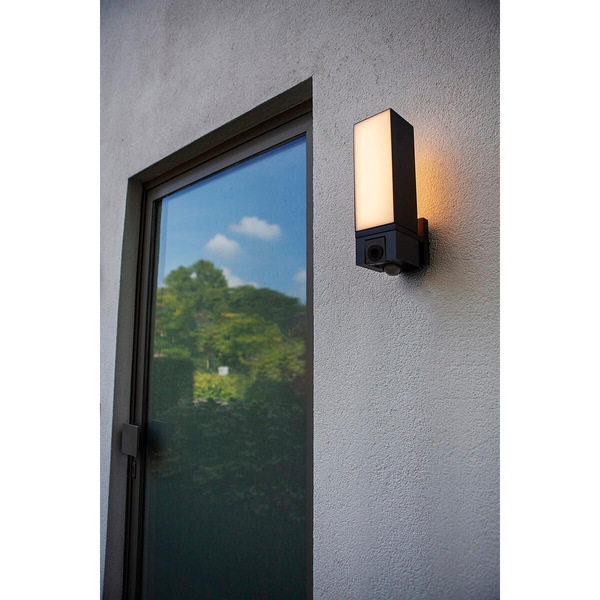 Lampa elewacyjna z kamerą Cuba 5193812118 LED 17,3W 2700-6500K IP44 szara