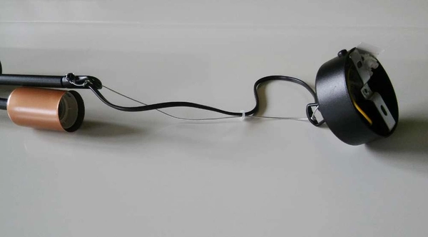 Miedziana LAMPA wisząca STICKS 6270 Nowodvorski zwis OPRAWA metalowa MOLECULAR molekuły pałąk miedź czarny