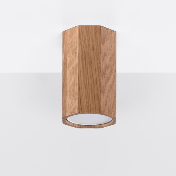 Drewniana lampa sufitowa SL.1033 ekologiczna do jadalni