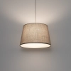 Minimalistyczna lampa wisząca tuba TUTOIA 11682 beżowa