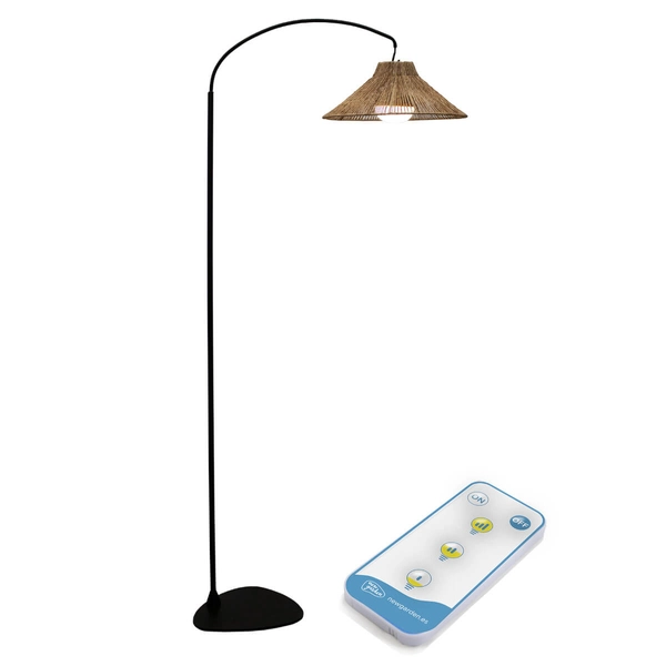 Lampa podłogowa Niza LUMNIZ165NXWLNW LED 9W 2700K IP54 japandi brązowa