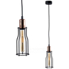 Industrialna LAMPA wisząca WORKSHOP 6337 Nowodvorski drut OPRAWA ZWIS pręt miedź czarny