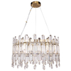 Pałacowa lampa wisząca Crown 9867-500 Zumaline crystals przezroczysta złota