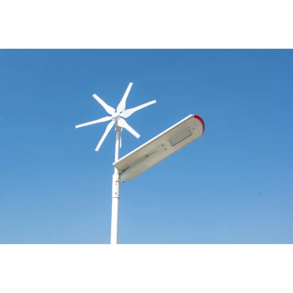 Hybrydowa lampa uliczna Windsun Greenie WS-70W LED 70W CCT IP65 szary