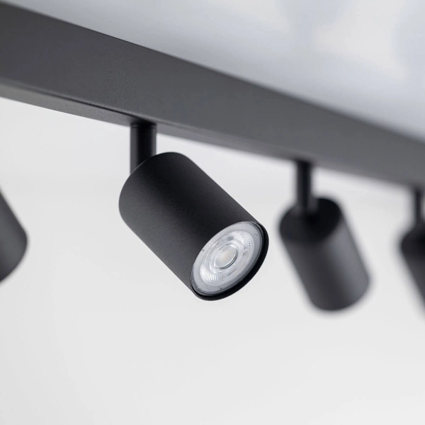 Sufitowa lampa na listwie Top 6178 belka sople do jadalni czarna