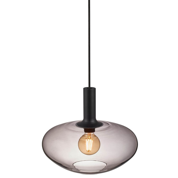 Jadalniana lampa wisząca Alton 48973047 czarny przydymiony