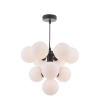 Molekułowa wisząca lampa Vine VIN2322-02 szklana biała czarny
